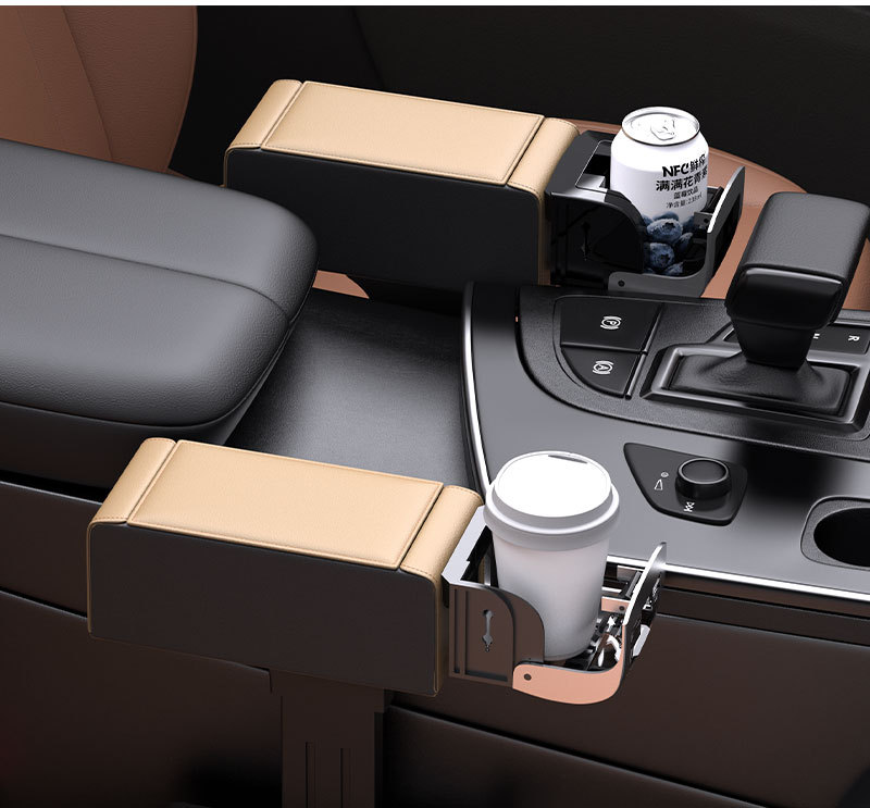 Car Modified Central Armrest Box Pad Elbow Support Storage Cup Holder