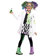 六一万圣节儿童节幼儿园演出服疯狂科学家cos 角色扮演服装现货