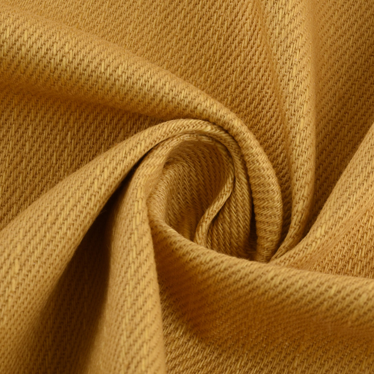 Fabricante al por mayor 100% tejido de algodón orgánico de color sólido pantalones de ropa
