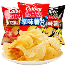 ������calbee���џ���ԭζ��Ƭ60g���rζ�R���Ƭ�����e��ʳƷ