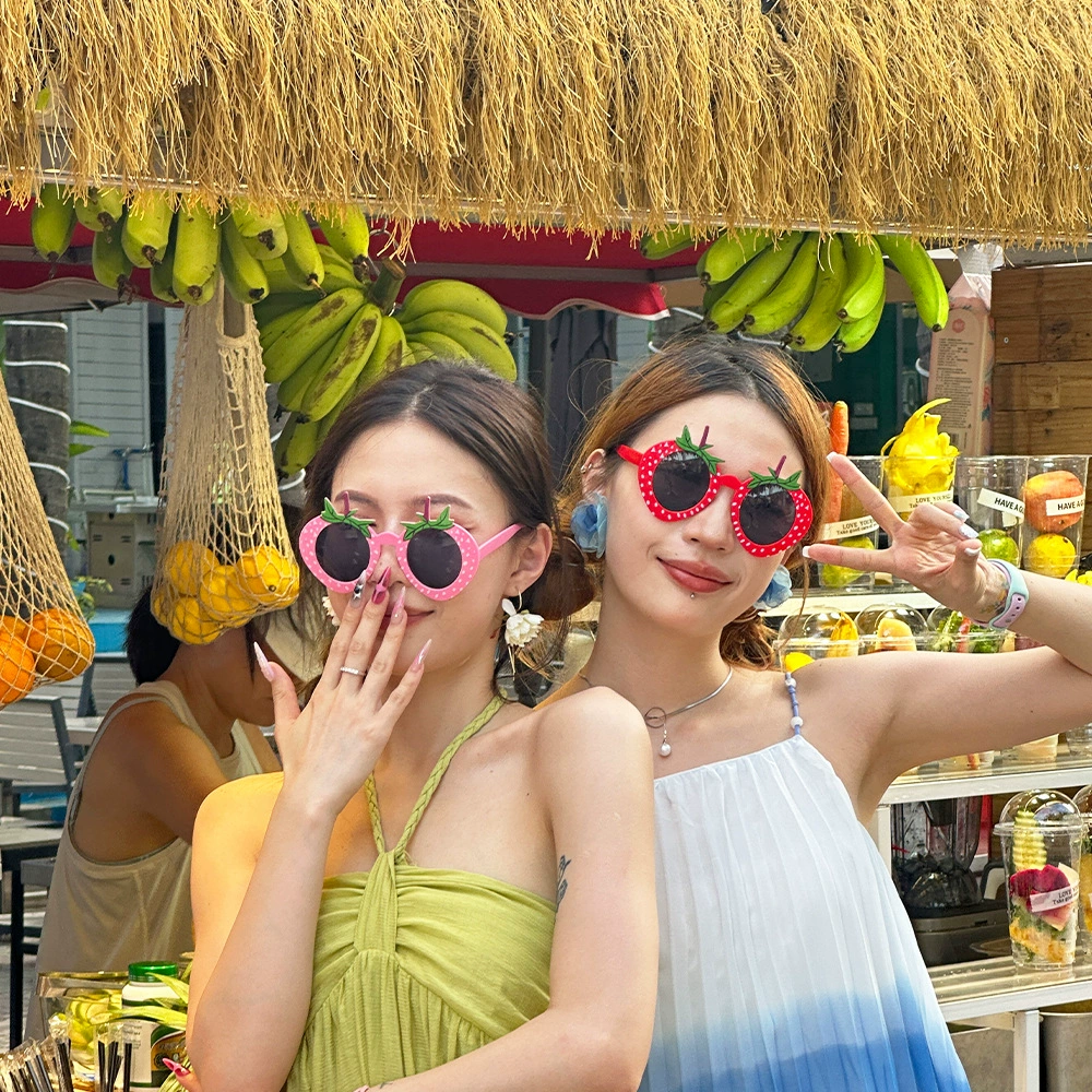 Beach sunglasses, glasses for party, wineglass for ice cream, graduation party