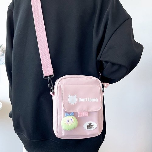 Cute little bag for women, new trendy girly student mobile phone bag, Japanese style small fresh cross-body waterproof