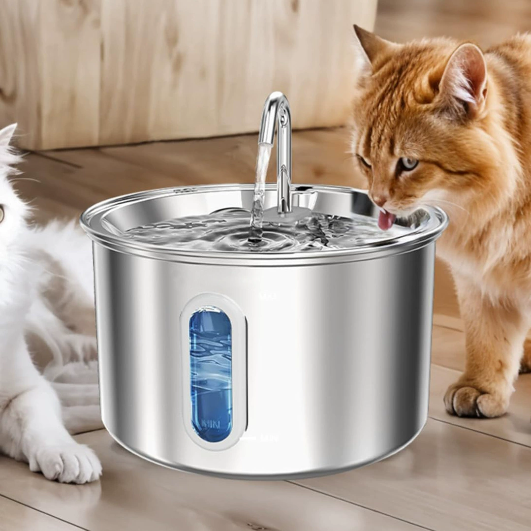304 из нержавеющей стали домашнее животное кошачий питьевая машина автоматическая циркуляция дозатора для собак