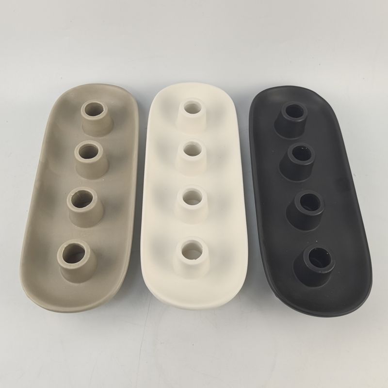 Candelaria americana decoración de cerámica negra retro velas románticas de boda regalos creativos mesa de comedor decoración de cena con vela