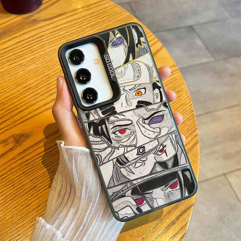 Suitable for Samsung S24Ultra Mobile Phone Case with Naruto Character Eyes, New Model for Galaxy S23/22+20/21Fe Suitable for Samsung S24Ultra Mobile Phone Case with Naruto Character Eyes, New Model for Galaxy S23/22+20/21Fe
