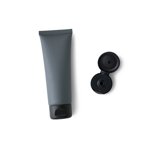 80g80ml gray matte sanding cosmetic soft tube refilling empty bottle plastic bottle PE flip-top printing