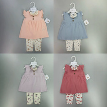 【一手起批】Rere Refo 女童裙衫3件套飞袖女娃夏装baby 3pcs set