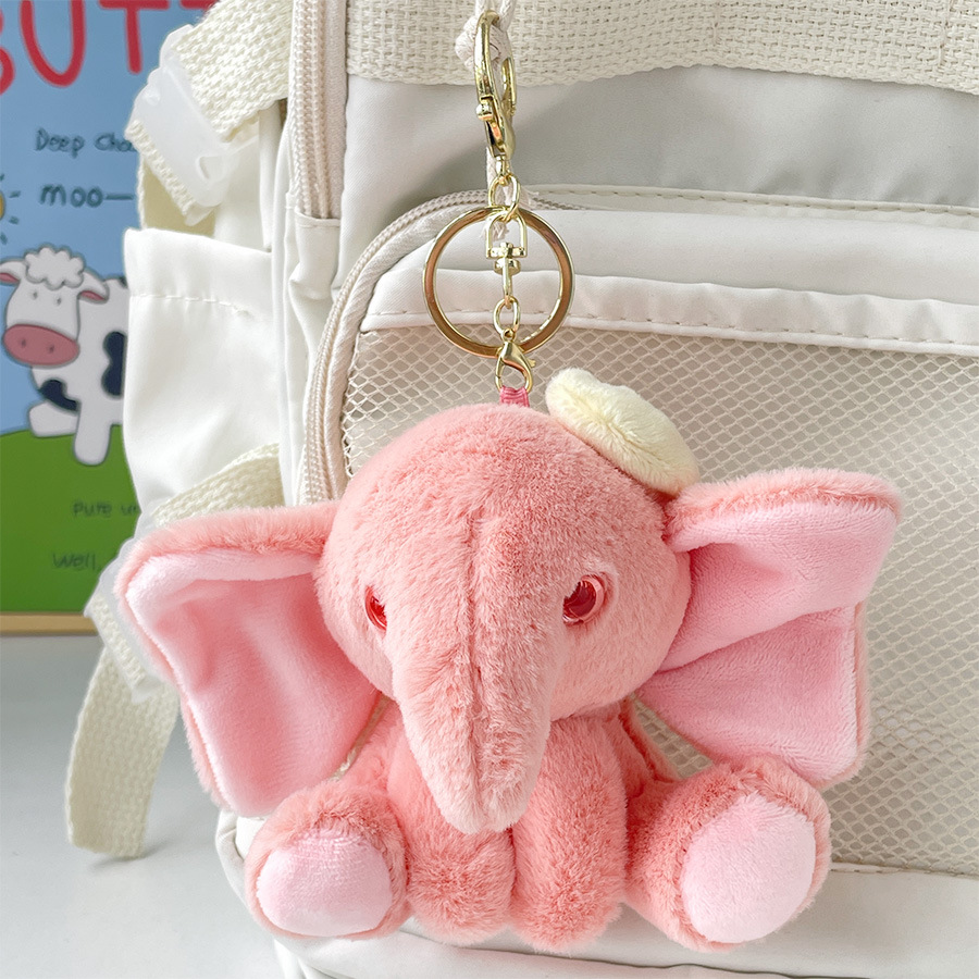 Unisex Gender Simple Style Elephant PP Cotton Unisex Keychain