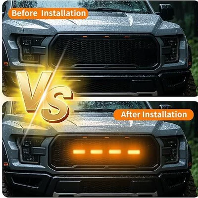 Gündüz işıqları yellow light, universal clip-on
