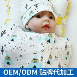 加工定制提花图片抱被 婴幼儿襁褓薄款抱毯 春秋款宝宝卡通包巾
