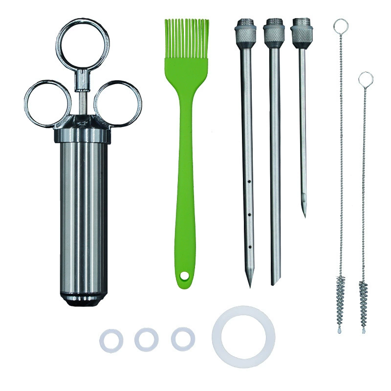 Нержавеющая сталь 304 Турция барбекю приправа шприц Турция иглы кухня