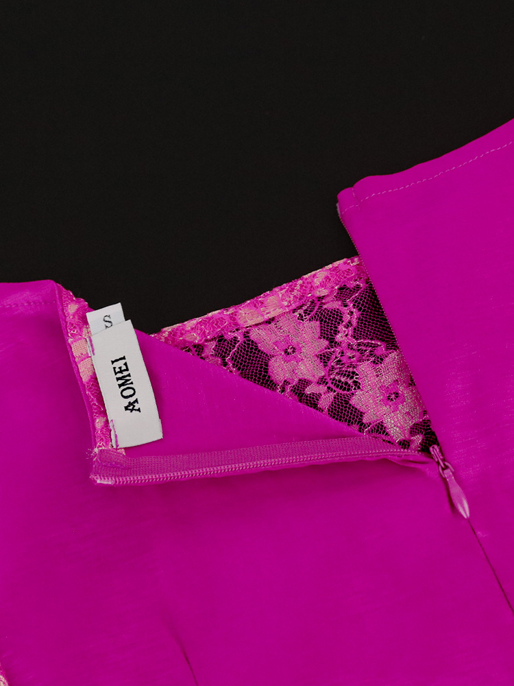 Plus size avondjurk voor dames met mesh detail voor feestjes_voghion.com