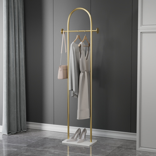 Creative clothes hanger floor-standing bedroom light luxury home living room coat rack internet celebrity simple slate hanging clothes storage rack