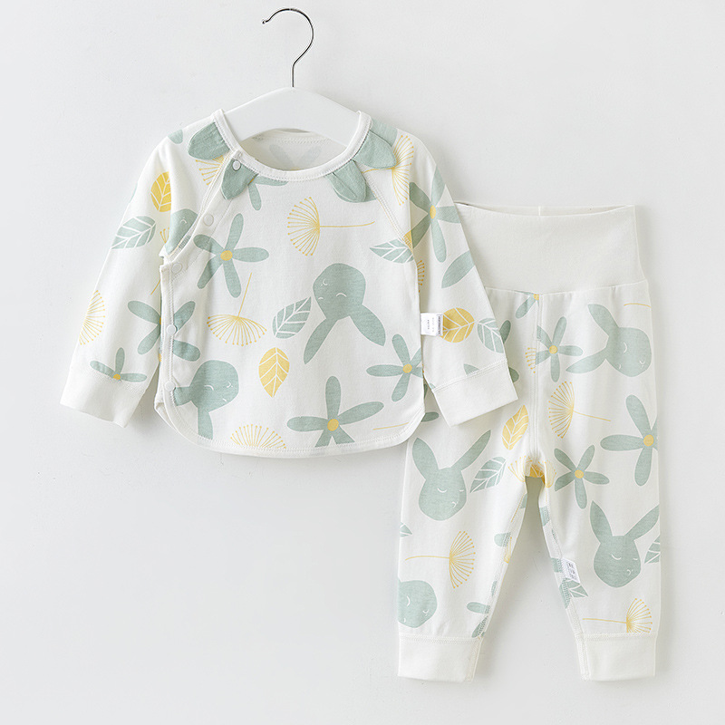 Bebé ropa de otoño traje de tocar fondo largo Johns niños niñas primavera y otoño invierno ropa interior de cintura alta dividida niños ropa de bebé image 7
