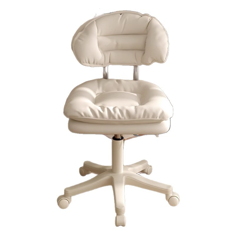 Silla de ordenador para uso doméstico, taburete de tocador para dormitorio, silla de maquillaje giratoria ajustable, taburete de belleza, silla de estudio, ergonómica.