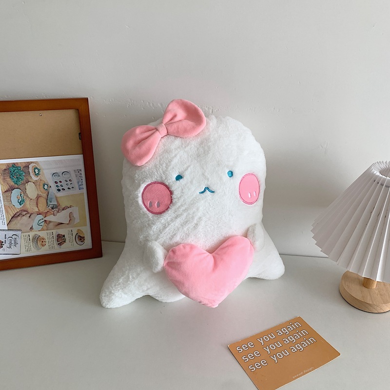 Mochila peluche fantasma Halloween dibujos animados pareja hombro bolsa mensajero regalo padre-hijo