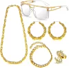 Set, glasses, 4 piece set