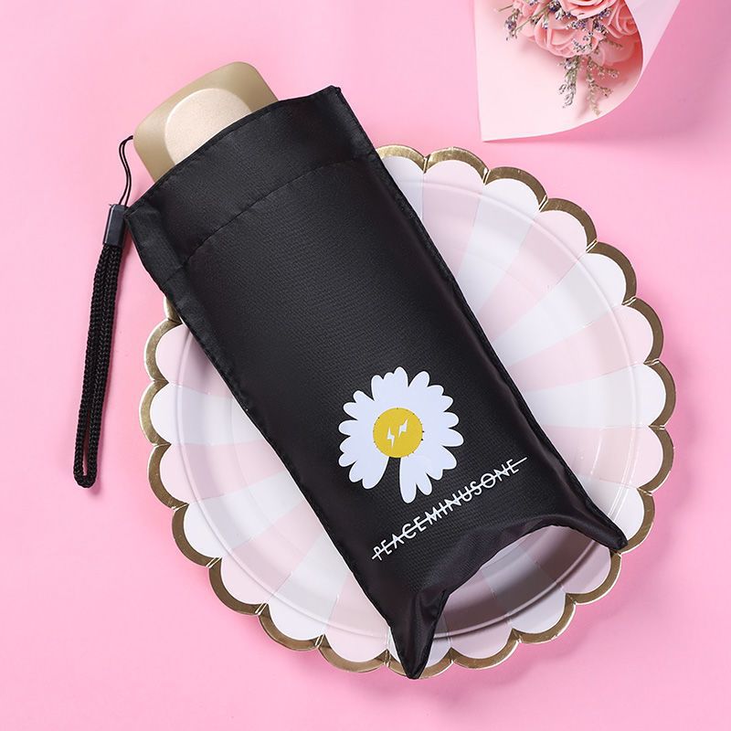 【5つ折り】傘送りカバー-デイジーブラック