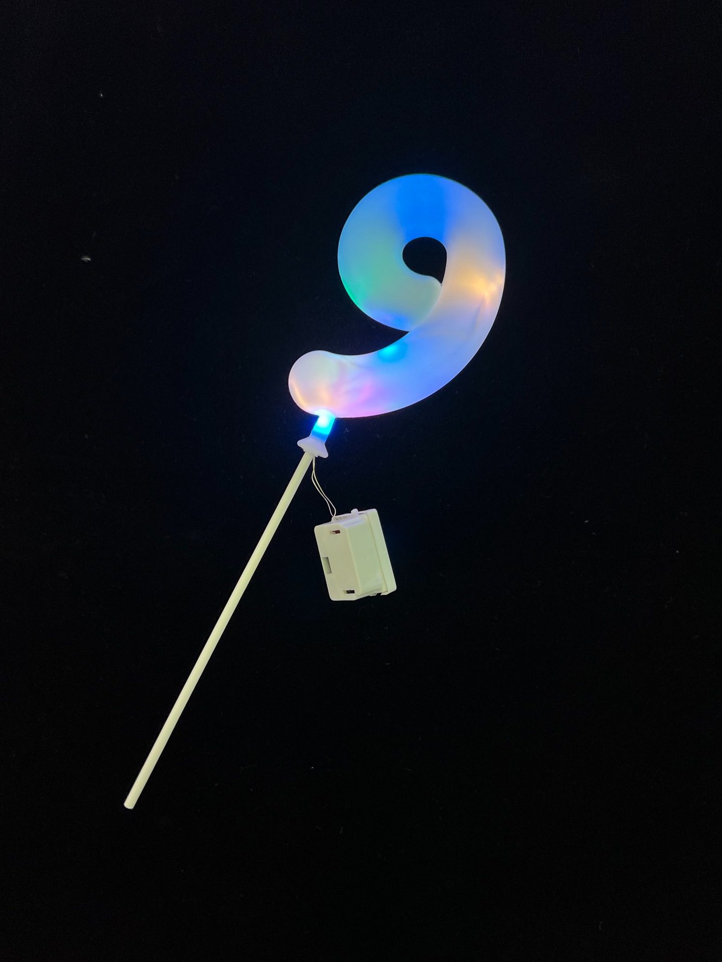 Decoración LED para torta de cumpleaños