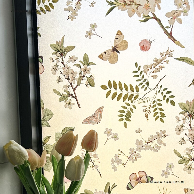 Bathroom, Bedroom, Kitchen, Toilet, Door and Window Anti-Leak Frosted Anti-Peep Window Glass Film Electrostatic Sticker Decoration
