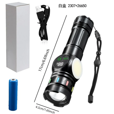 White Light, UV fənərlər - 2307-flashlight-18650