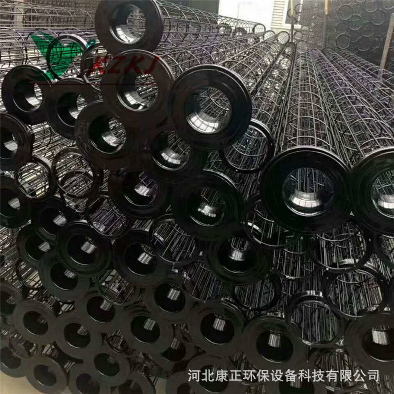 弹簧除尘骨架脉冲除尘器扁骨架袋笼滤笼架椭圆扁骨架滤笼架厂家