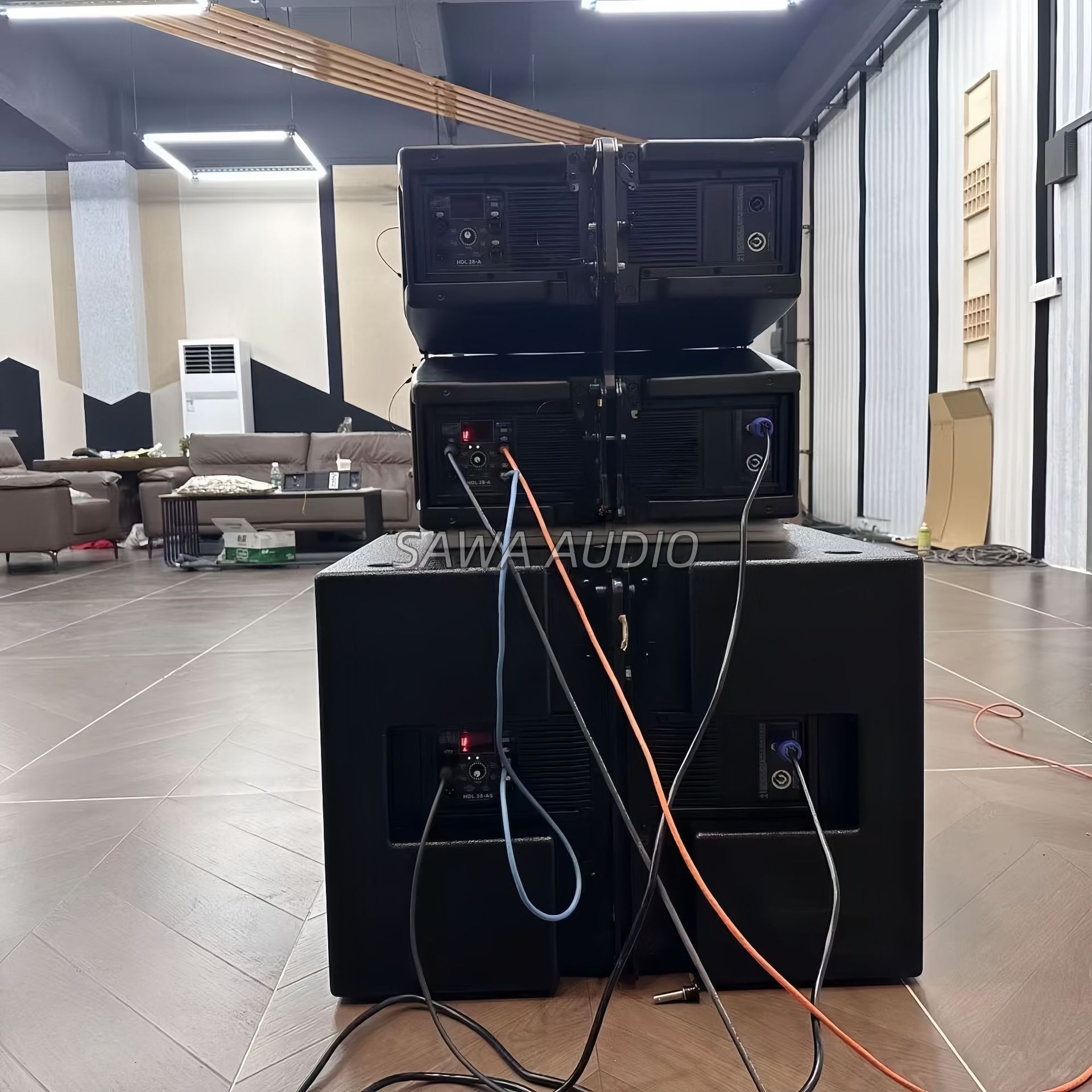 Dual 8 pulgadas matriz lineal sonido al aire libre escenario profesional bar concierto sonido profesional altavoces ktv