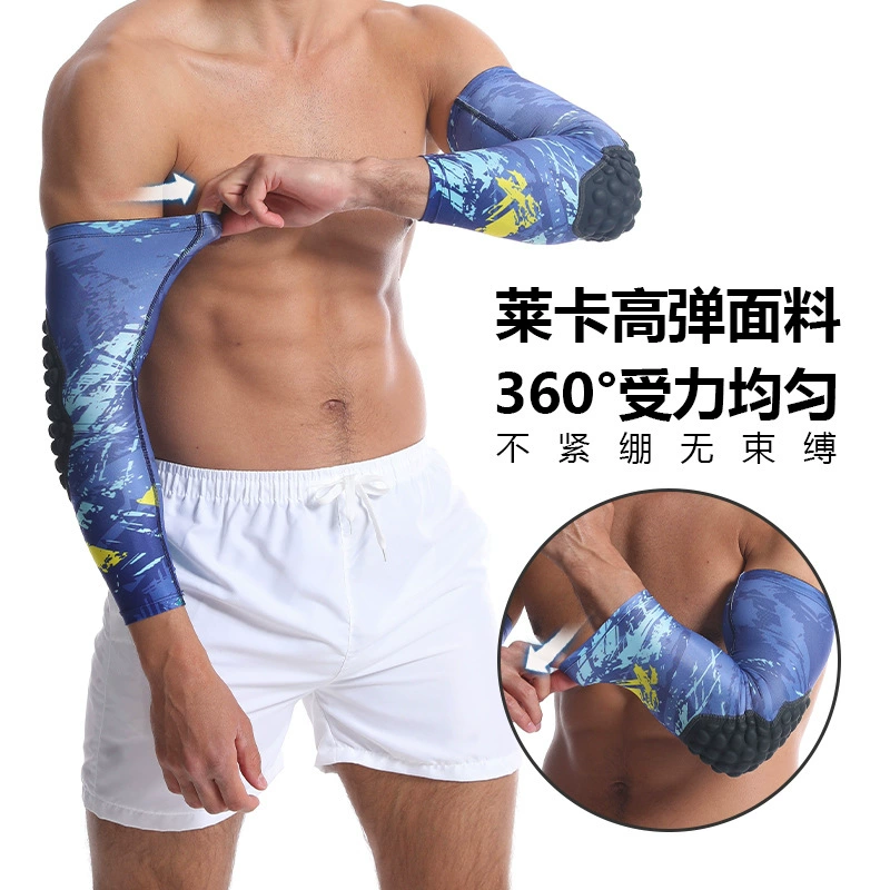 Локоть мужской суставной спорт тонкий летний рукав манжеты женский фитнес баскетбол защита запястья