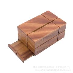 無垢材デスクトップ収納ボックスクリエイティブオフィスペンホルダーホームリビングルームコーヒーテーブル紙箱木製レストランティッシュボックス