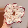 1# white bow print about 14cm