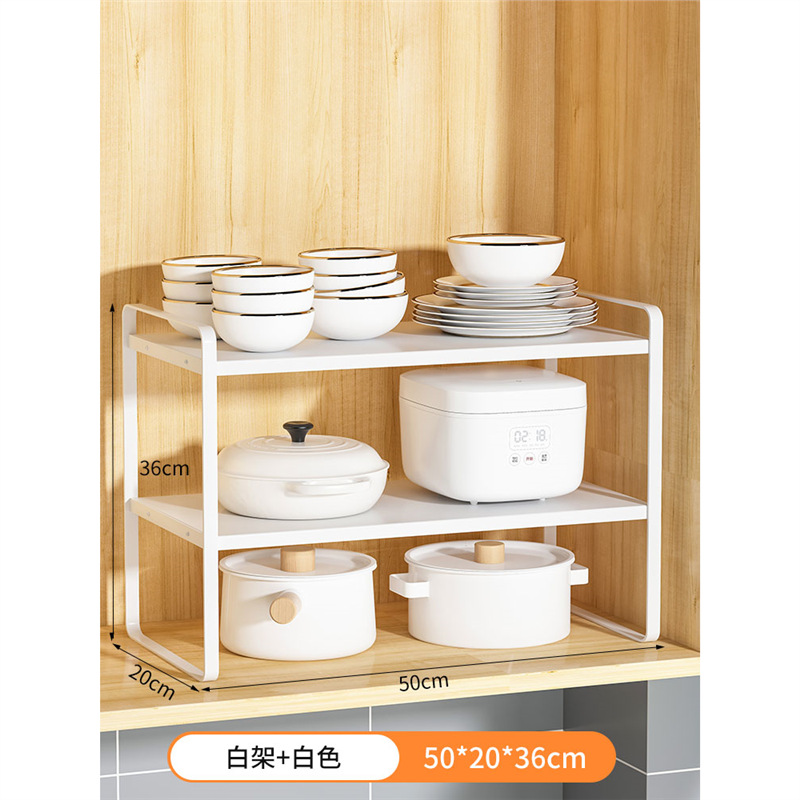 Organizador multinivel para encimera de cocina – para vasos, utensilios, con zona de drenaje