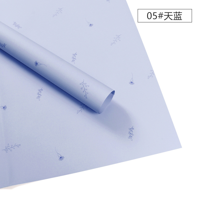 Papel de Regalo para Flores, Impermeable, para Ramos, Papel Mate para Floristería, Venta Caliente Transfronteriza