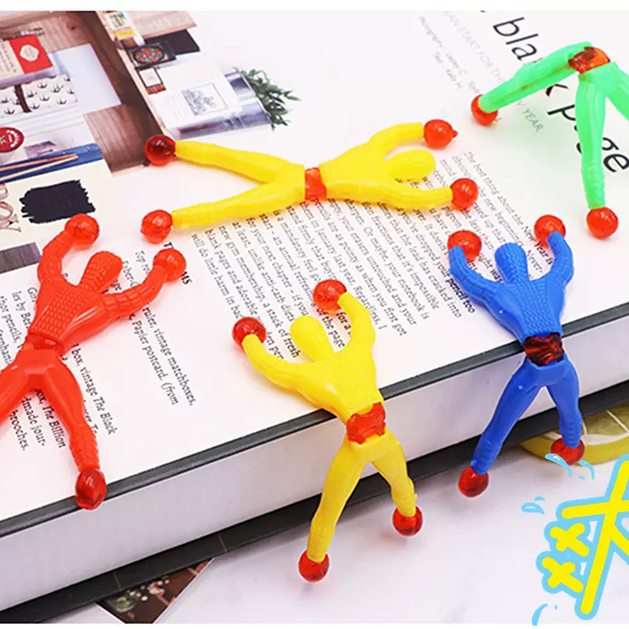 厂家直销解压爬墙粘粘手掌批发 神奇爬墙人 粘粘人爬墙蜘蛛人地摊