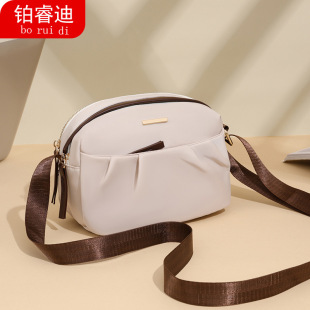 2025 New Oxford Cloth Women's Bag Casual Commuter Bag Large Capacity Fashion Single Shoulder Messenger Small Bag