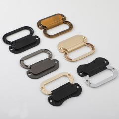 Hidden handle for folding wardrobe drawer modern minimalist invisible drawer pull black gold cabinet small hook