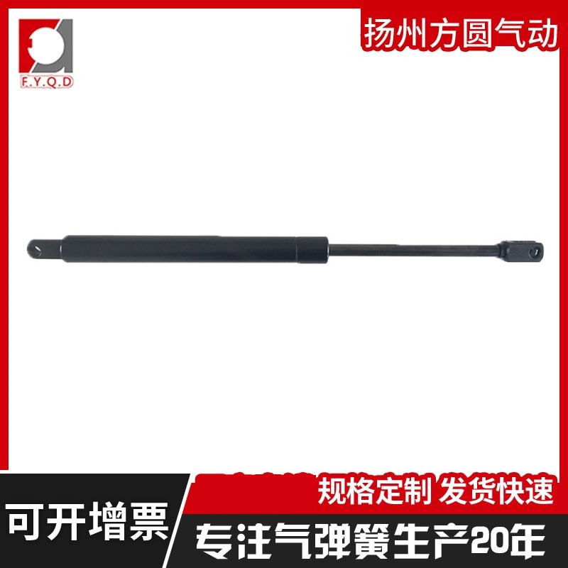 欧美全黑单向拉伸阻尼弹簧 拉伸45#钢阻尼杆 现货36#液压油阻尼器