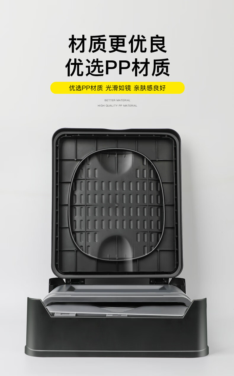 Outdoor Car Folding Toilet Emergency Camping Self-driving Travel Equipment Mobile Toilet for Adults and Women Temporary Toilet