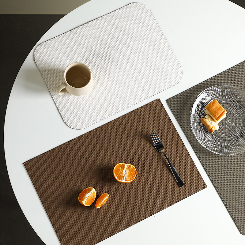 轻奢现代简约风餐桌垫纯色创意餐桌装饰工艺品摆件|ms