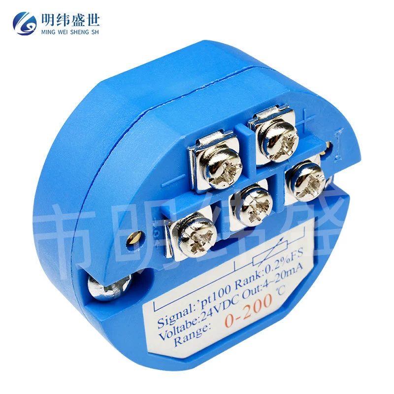 DC24V датчик температуры PT100 0-200 градусов датчик температуры передатчик 4-20MA