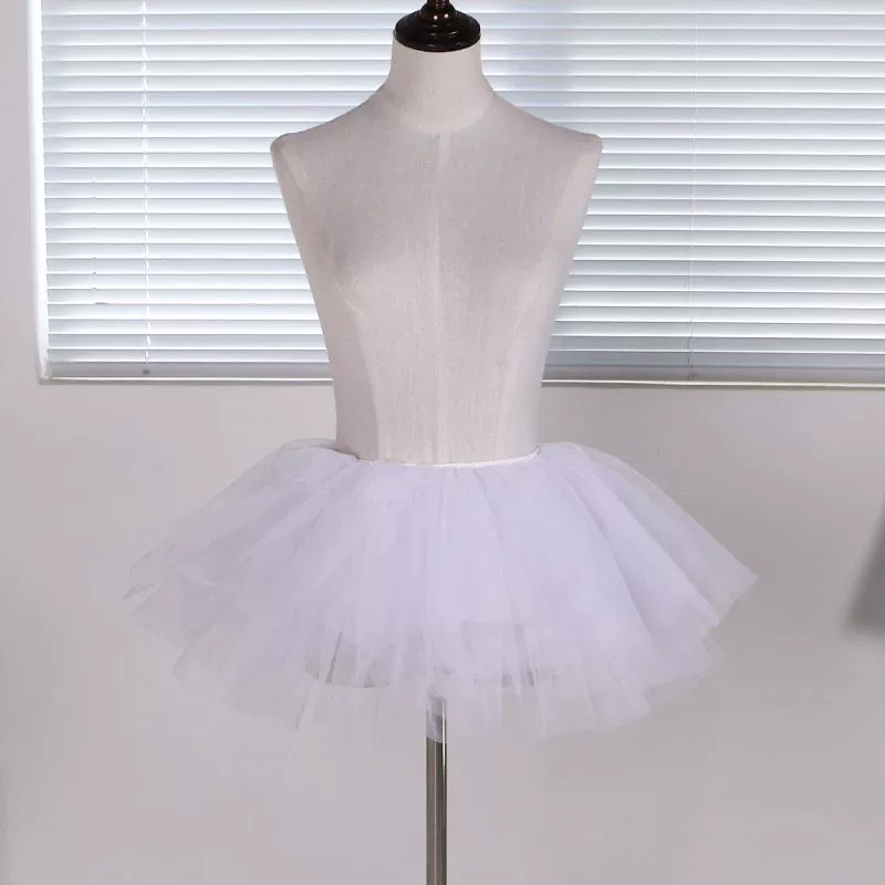 Петтикот (Lolita) шестислойный фатиновый подъюбник, 25 см короткий расклёшенный