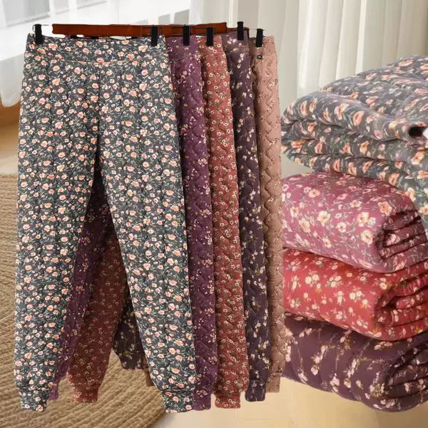 Winter Warm Cotton Pants for the Elderly, New Style Mom's High-Waisted Inner Cotton Pants, Velvet Thickened Trousers, Warm Cotton Pants