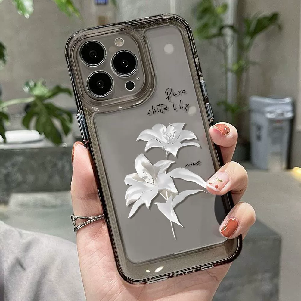 Apple, совместимый чехол для телефона, iPhone 13, цветочный рисунок, iphone, 17promax, 14