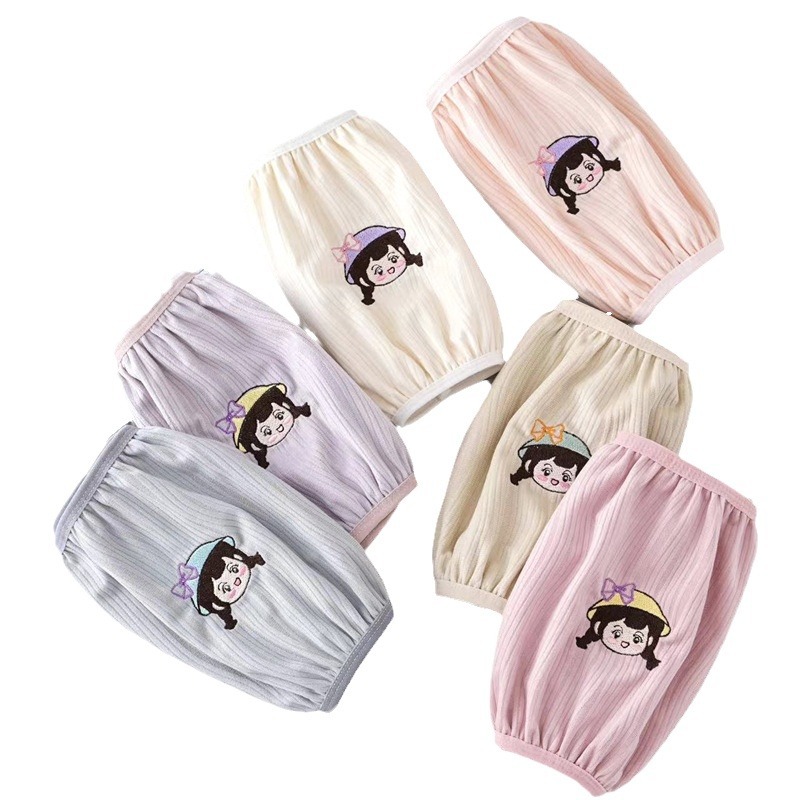 Franela impermeable bordada cocina del bebé de los hombres de las mujeres largo oversleeve mangas de la mano de los niños al por mayor estudiante Otoño e Invierno