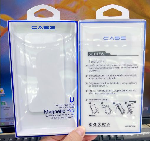 Caja de embalaje para caja de teléfono móvil, caja de embalaje para caja de teléfono móvil, embalaje de tarjeta, embalaje blanco, caja de embalaje de película para teléfono móvil, dropshipping
