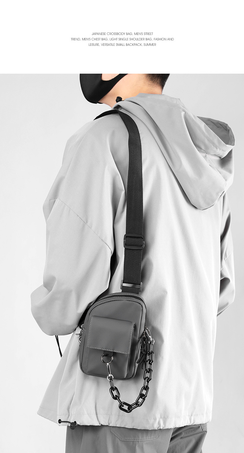 Borsa a tracolla da uomo, borsa casual da uomo, borsa multifunzionale da spalla, borsa estiva semplice, zaino alla moda, piccola borsa di marca_voghion.com