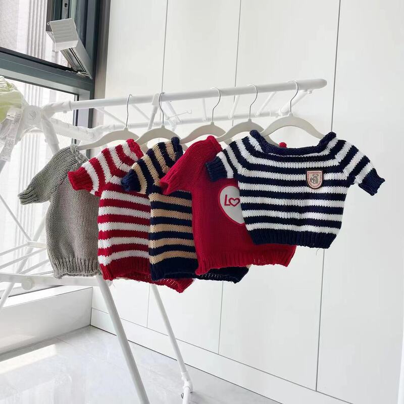 Wholesale Plush Toys Teddy Bear Clothes Large Bear Sweater Dress-Up Small Medium Large Size Knitted Sweater Hyaluronic Acid Duck