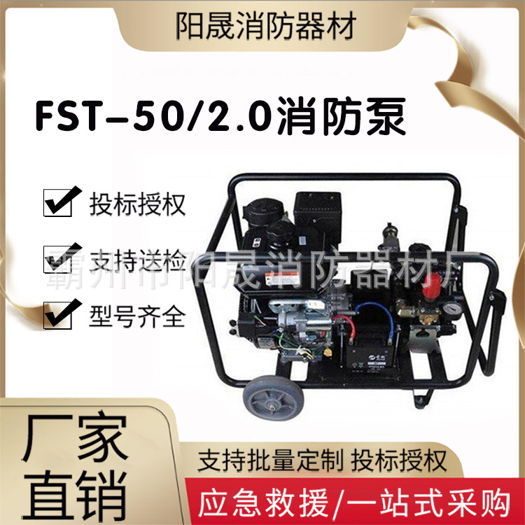 Forest fire protection high-pressure pump FST-50/2.0 flashlight…