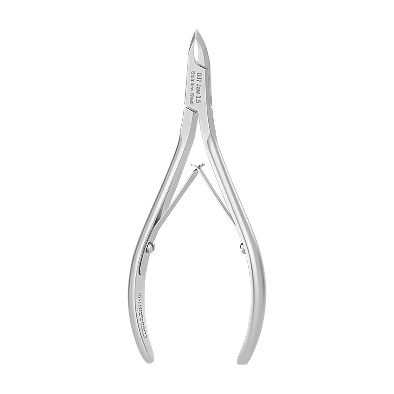 Importado de Vietnam, fácil de cortar, acero inoxidable, piel muerta, doble horquilla, tijeras de piel muerta avanzadas, suministros especiales para manicureros