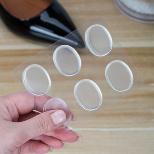 Anti-wear foot stickers high heel heel stickers transparent silicone small round stickers shoes back wear foot stickers manufacturers