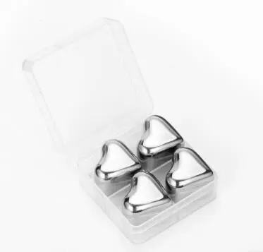 Metal ice cubes stainless steel for whiskey